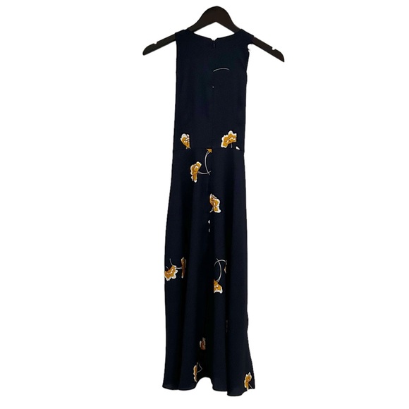 Ann Taylor Floral Print Tie Front Maxi Dress - Picture 4 of 7